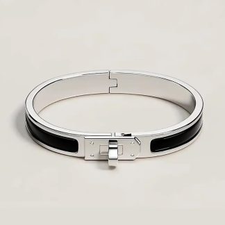 Hermes Unisex Mini Clic Kelly Bracelet-Black H200004FP01PM