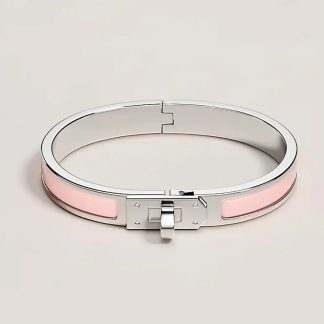 Hermes Unisex Mini Clic Kelly Bracelet-Pink H200004FP1ZPM