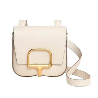 Hermes Women Della Cavalleria Mini Bag Epsom Leather-WhiteGold