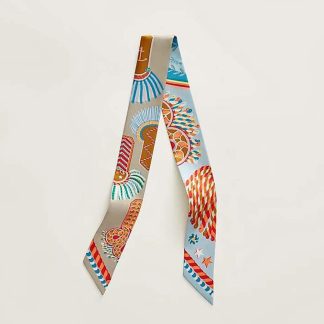 Hermes Women Epaulettes De Gala Twilly-Blue
