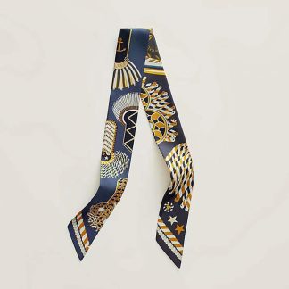 Hermes Women Epaulettes De Gala Twilly-Navy