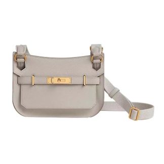 Hermes Women Jyspiere in Evercolor Leather-WhiteGold
