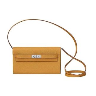 Hermes Women Kelly To Go in Epsom Leather-GoldSilver
