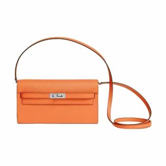 Hermes Women Kelly To Go in Epsom Leather-Orange