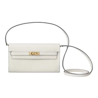 Hermes Women Kelly To Go in Epsom Leather-WhiteGold