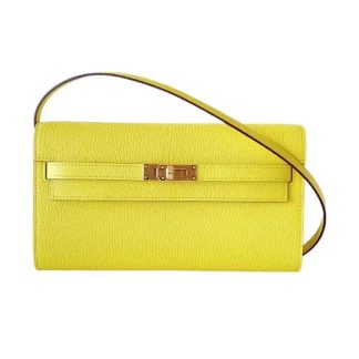 Hermes Women Kelly To Go in Epsom Leather-Yellow