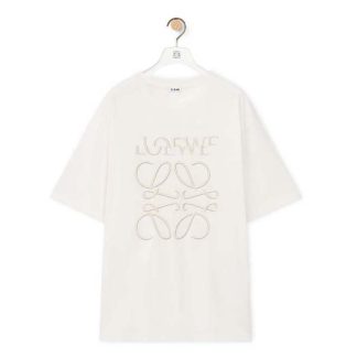 Loewe Men Loose Fit T-shirt in Cotton-White H526Y22XAG