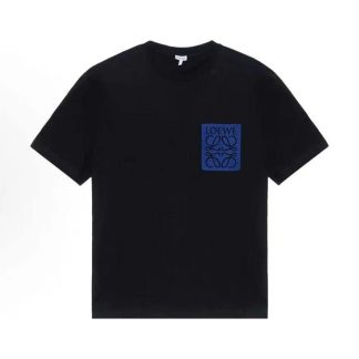 Loewe Men Relaxed Fit T-shirt in Cotton-Black H526Y22XAT