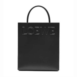 Loewe Women LOEWE Standard A4 Tote in Sleek Calfskin-Black