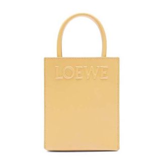 Loewe Women Standard A5 Tote in Sleek Calfskin-Gold