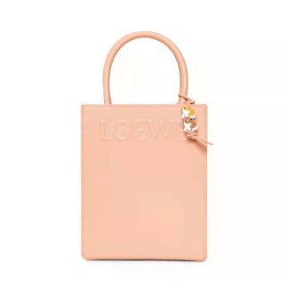 Loewe Women Standard A5 Tote in Sleek Calfskin-Pink