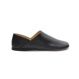 Loewe Women Toy Slipper in Goatskin-Black