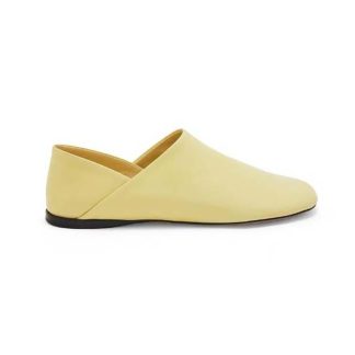 Loewe Women Toy Slipper in Goatskin-Yellow