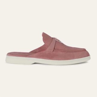 Loro Piana Unisex Babouche Charms Walk Loafers-Pink