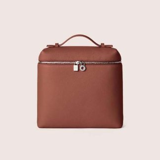 Loro Piana Women Extra Pocket Backpack L23.5-Brown