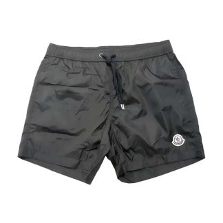 Moncler Men Swim Shorts Crafted from Technical Nylon-Black
