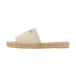 Prada Women Crochet Espadrilles with Embroidered Logo 1XX6933K7MF0018F020