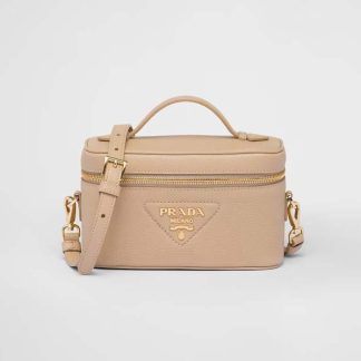 Prada Women Leather Mini-Bag-Sandy
