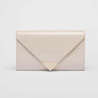 Prada Women Patent Leather Mini-bag-White F0304
