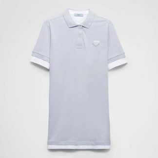 Prada Women Piqué and Jersey Dress 33595144LF0M10SOOO