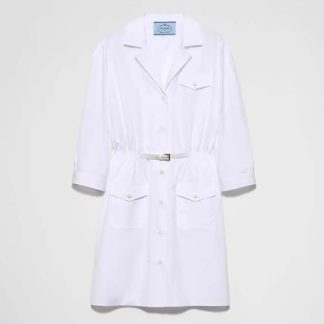 Prada Women Poplin Mini-dress P3N15E_1XV2_F0009_S_OOO