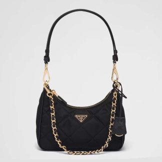 Prada Women Re-Edition 1995 Chaîne Re-Nylon Mini-bag-Black