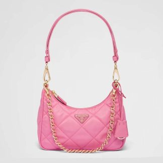 Prada Women Re-Edition 1995 Chaîne Re-Nylon Mini-bag-Pink
