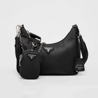 Prada Women Re-Edition 2005 Re-Nylon Bag-Black
