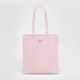 Prada Women Small Antique Nappa Leather Tote-Pink