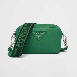 Prada Women Small Leather Bag-Green