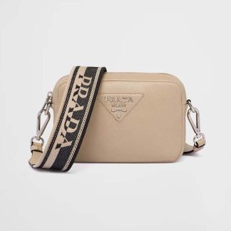 Prada Women Small Leather Bag-Sandy