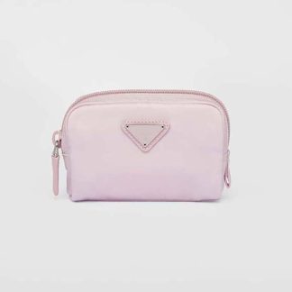 Prada Women Small Re-Nylon Wallet-Pink