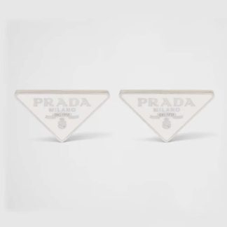 Prada Women Symbole Earrings-White 1JO9722DSPF0009