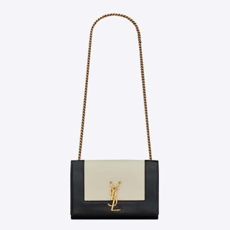 Saint Laurent YSL Women Small Kate in Smooth and Shiny Leather