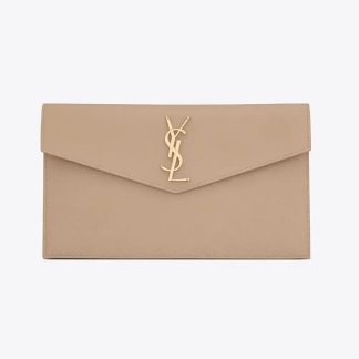 Saint Laurent YSL Women Uptown Pouch in Grain De Poudre Embossed Leather 5657391GF0J2721