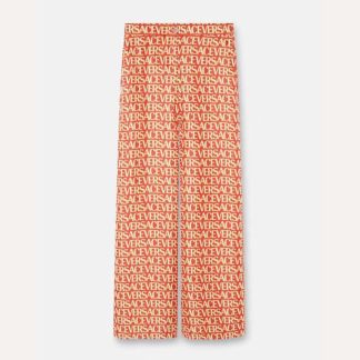 Versace Women Allover Silk Pants