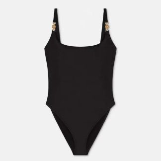 Versace Women Medusa 95 One-piece Swimsuit-Black 1B000